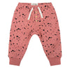 Little Indians broek roze / zwarte spetters