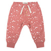 Little Indians spetter broek roze/wit