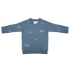 Little Indians sweater ufo blue